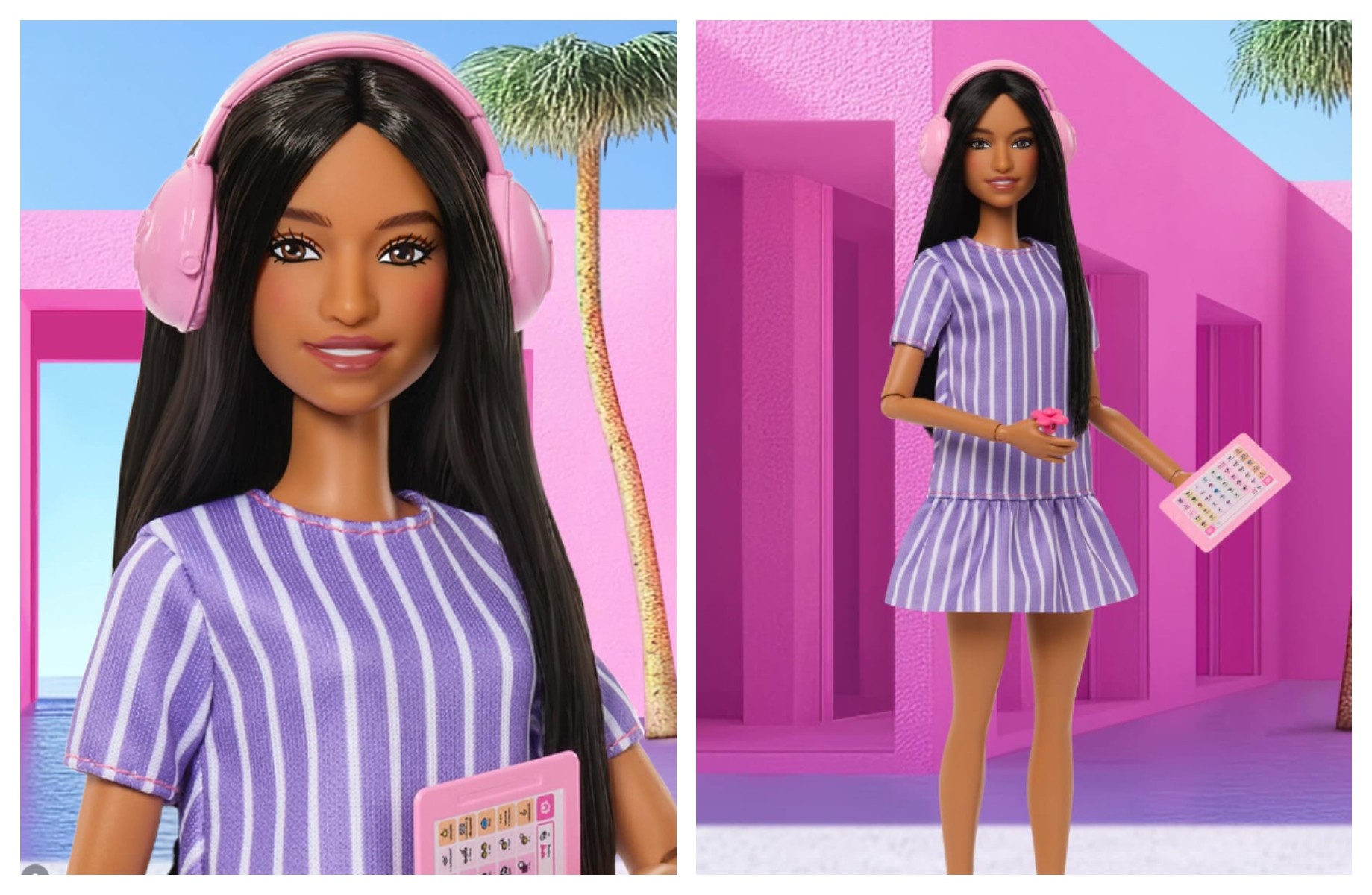 barbie-ganha-primeiro-modelo-autista,-com-fone,-tablet-e-roupa-‘sensivel’-ao-toque;-conheca