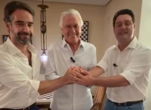 ao-lado-de-ratinho-jr-e-eduardo-leite,-caiado-anuncia-filiacao-ao-psd-de-kassab